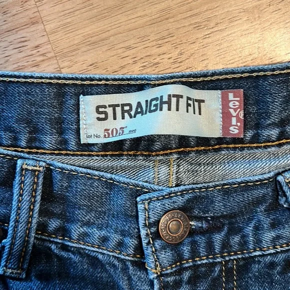 Men’s 505 Straight Fit Levi’s 34×30 - Picture 6 of 7